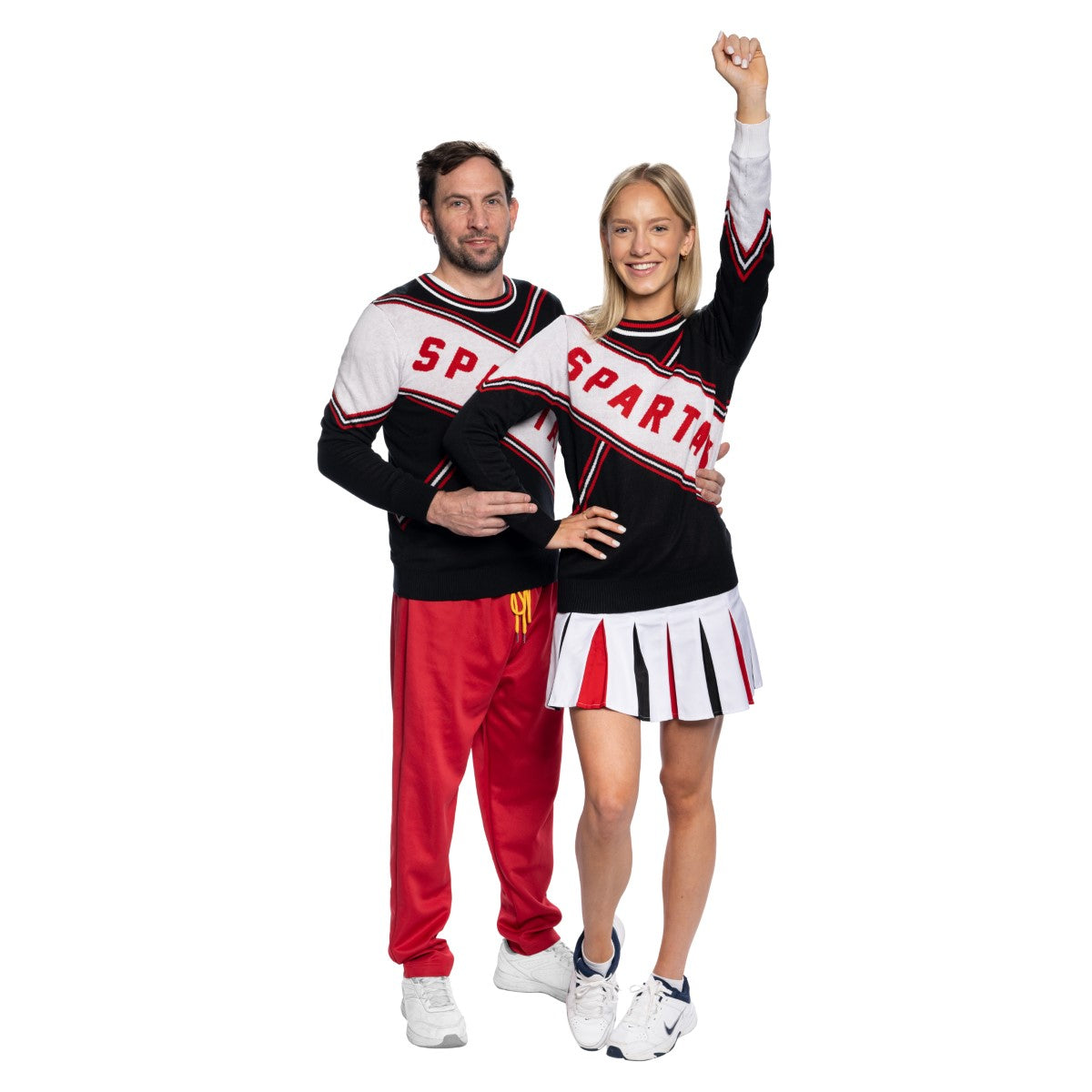 Cheerleader Halloween Costume for Mens and Womens Adult Unisex Varsity