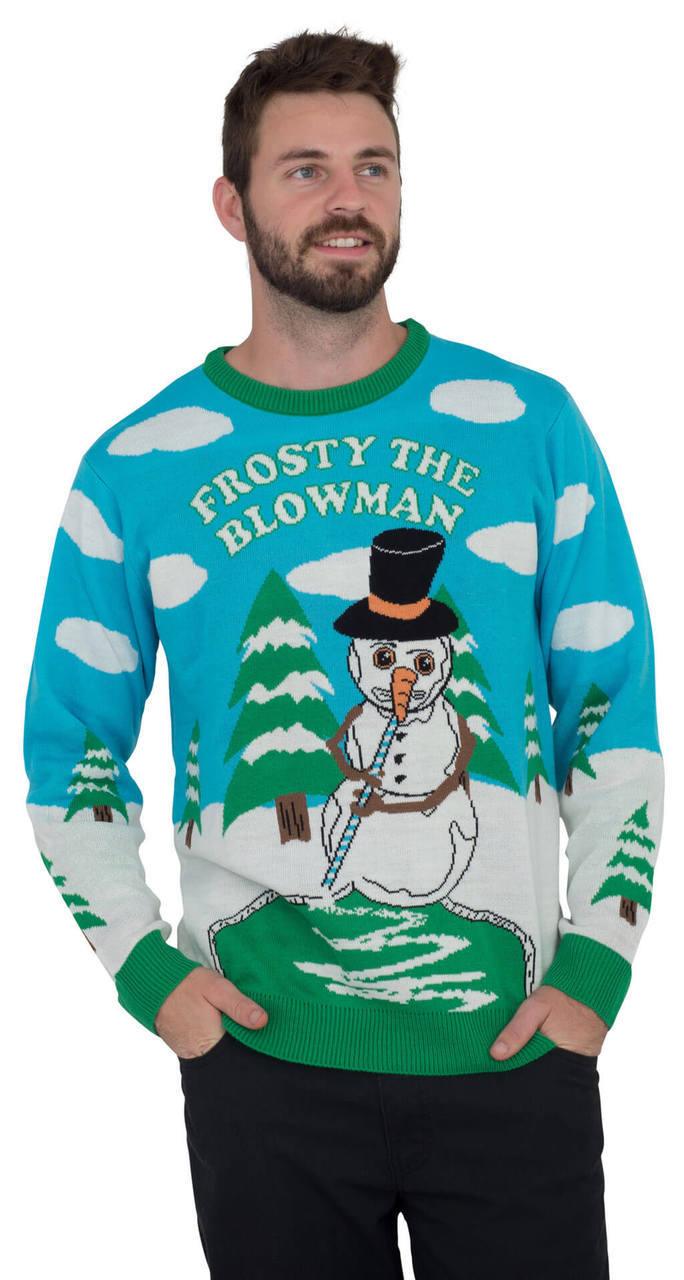 Frosty The Blowman Snowman Sweater