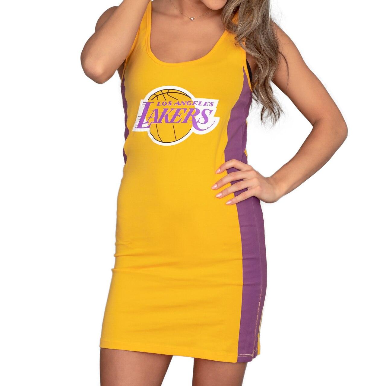 Juniors NBA Los Angeles Girls Cheerleader Costume Tank Dress Fancy Party  Outfit