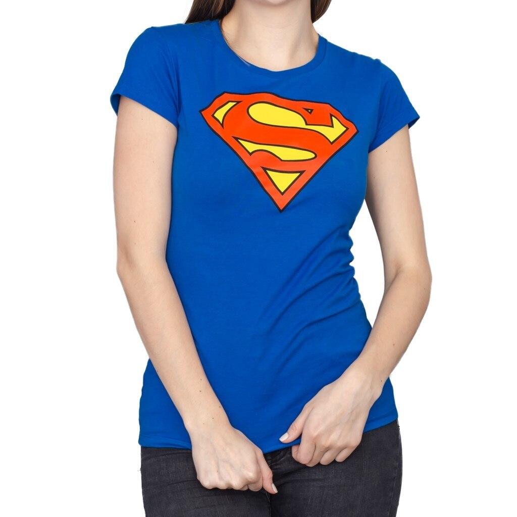 Superman Original Classic Logo - Superman Juniors Store Online TV Blue - | T-shirt