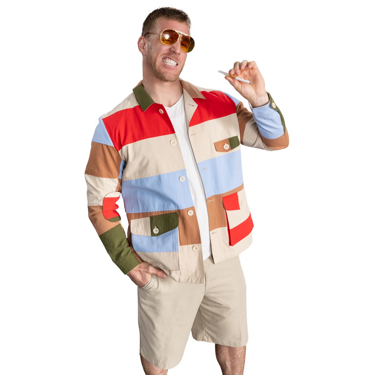 Gonz Jounalist Las Vegas Raoul Duke Jacket Halloween Costume Cosplay