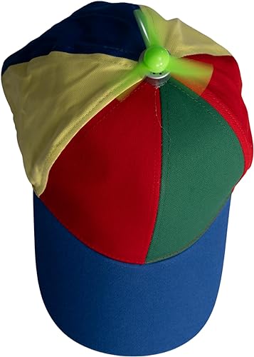 Rainbow Propeller Nerd Adjustable Hat