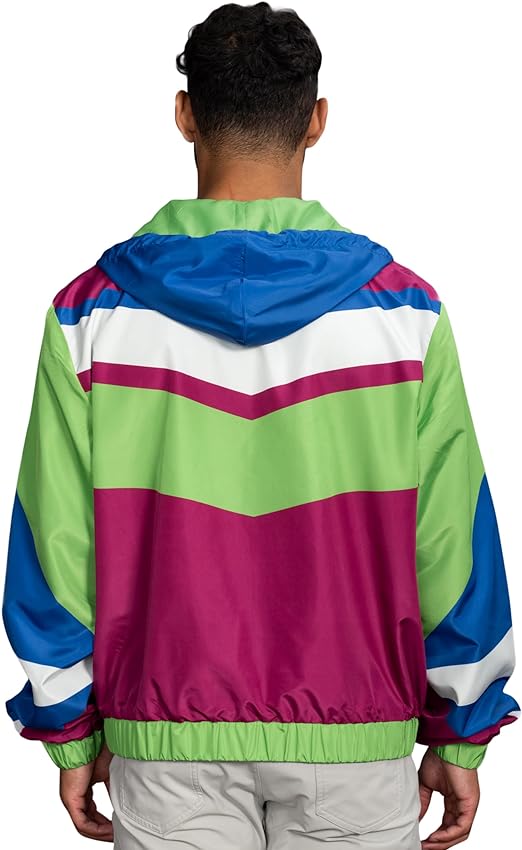 Retro Windbreaker Jacket Lightweight Design 8