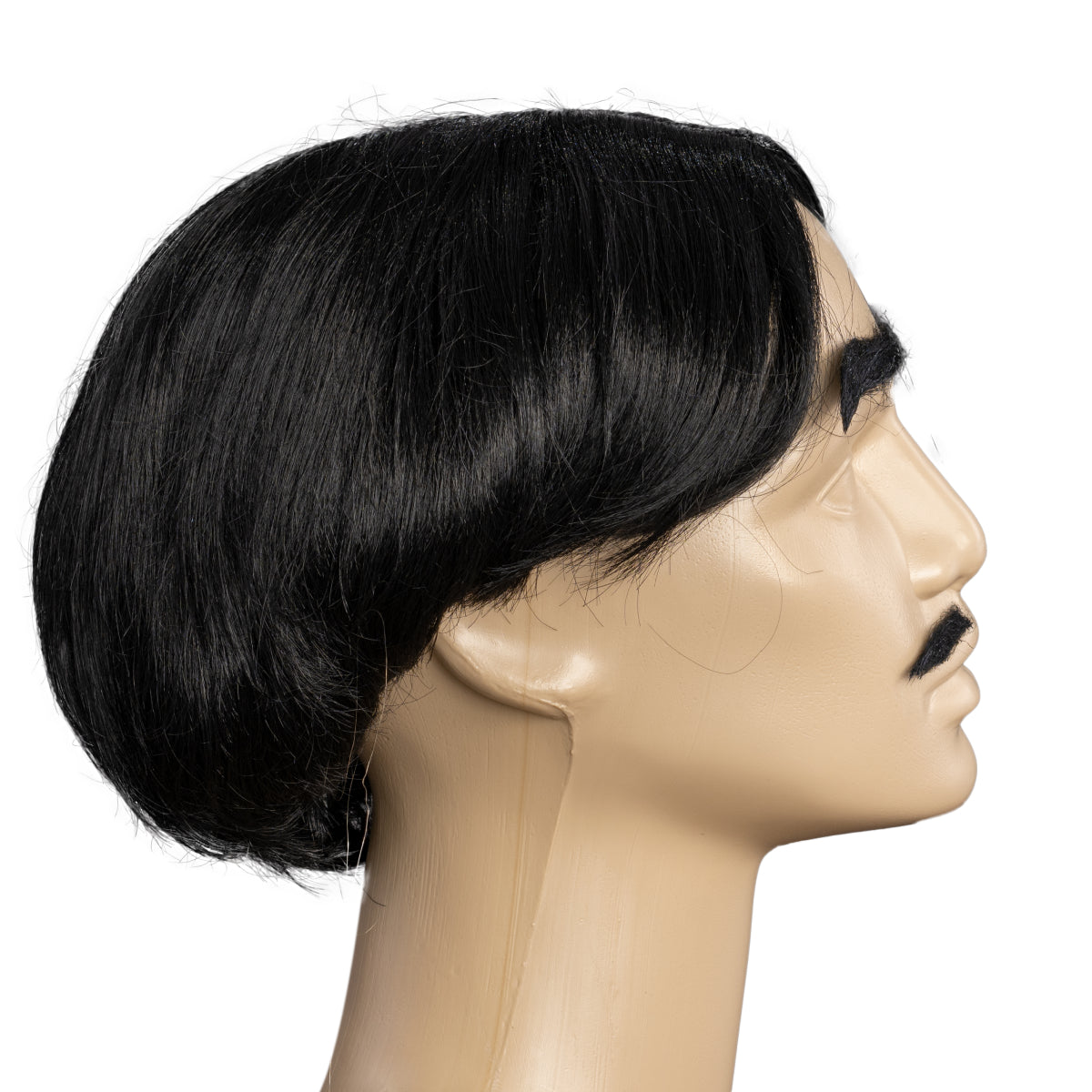 Gomez Adams Family Wig Mustache and Eyebrow Set for Halloween Costum