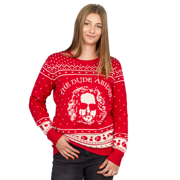 Dude abides clearance christmas sweater