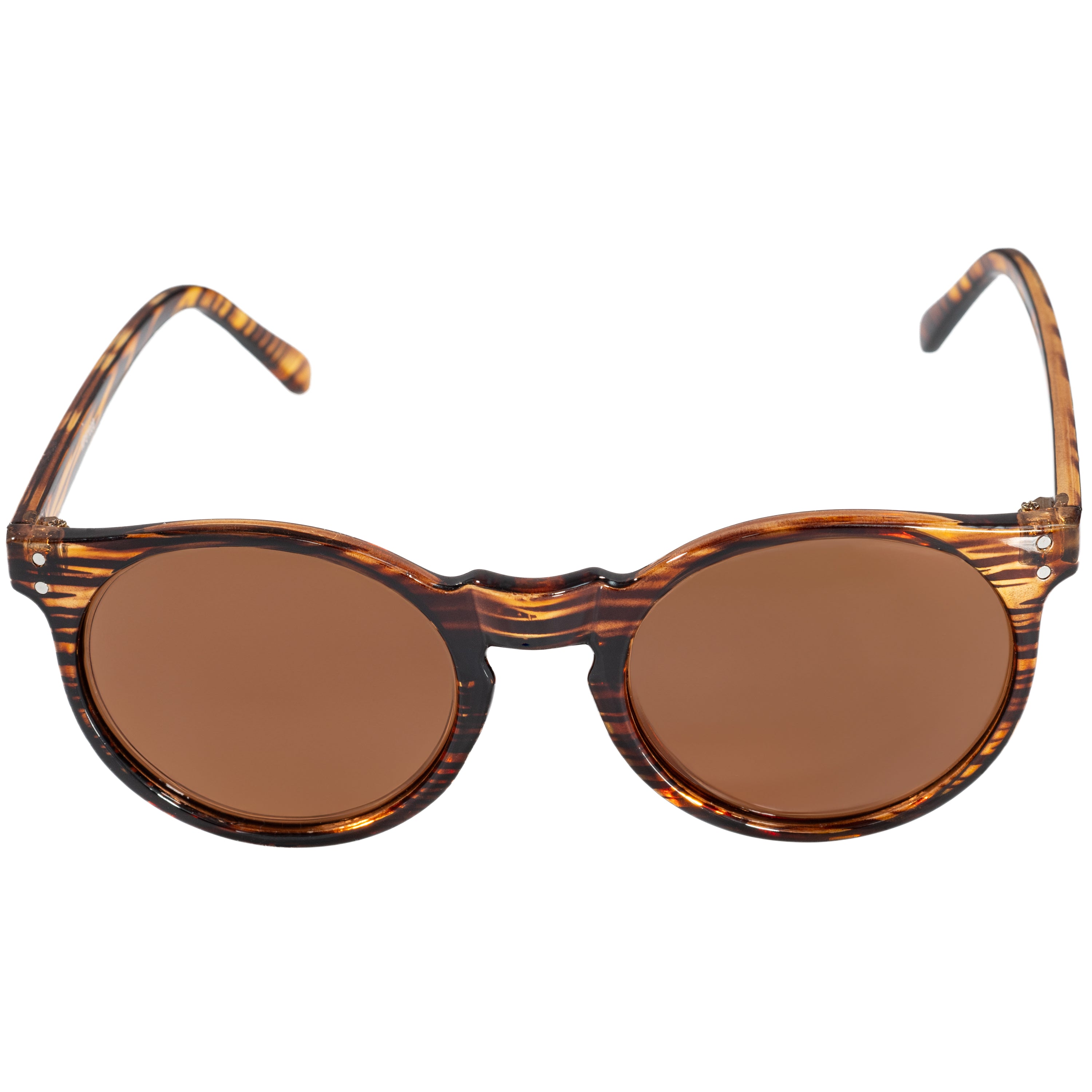 Sunglasses for Men Women Tortoiseshell Tan Brown Dark Lens Glasses