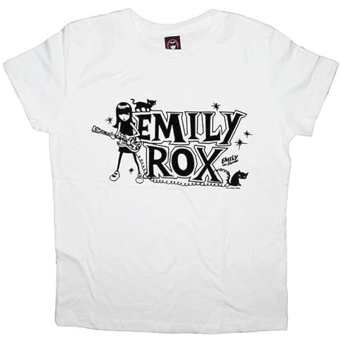 Emily ROX White Juniors T-Shirt