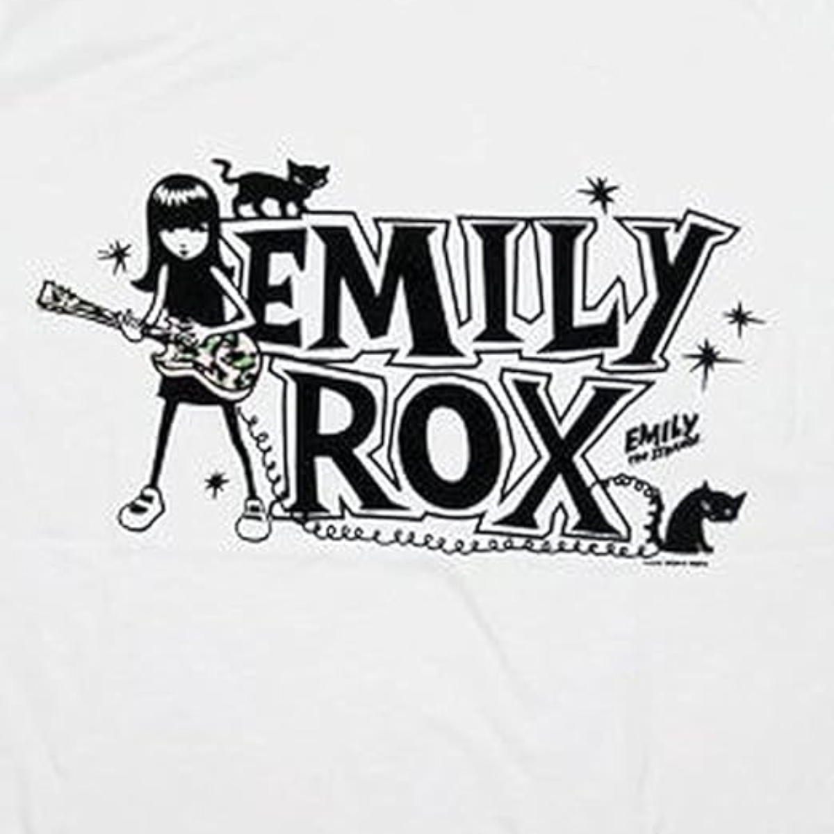 Emily ROX White Juniors T-Shirt