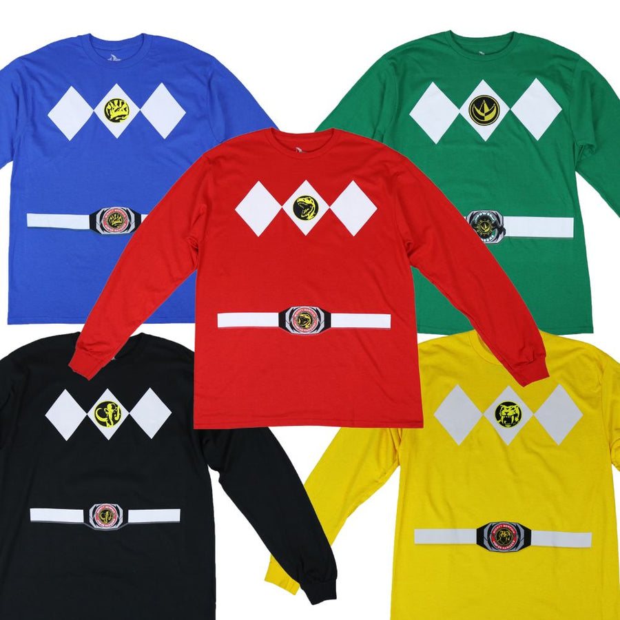 The Power Rangers Long Sleeve Costume T-shirt - Power Rangers - | TV ...