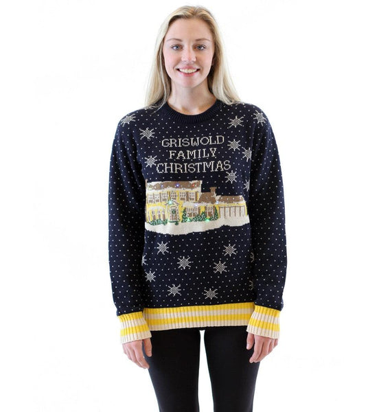 Light-Up Clark Happiest Ugly Christmas Sweater - National Lampoon's  Christmas Vacation