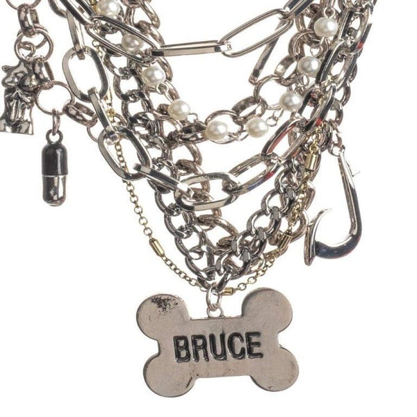 Harley Quinn Birds of Prey Bruce Choker Charm Necklace