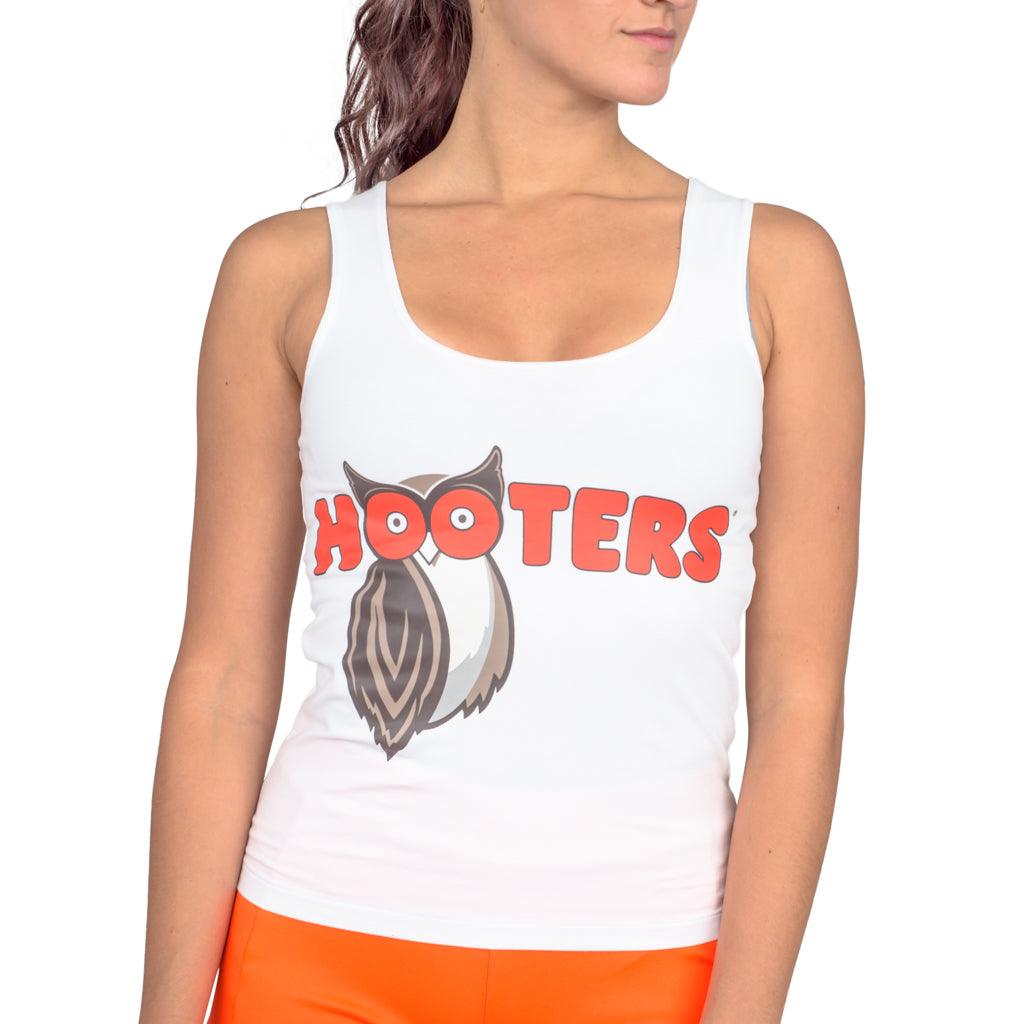 Hooters Uniform Biker Crop Top Half Shirt Halloween Costume Pk Sze