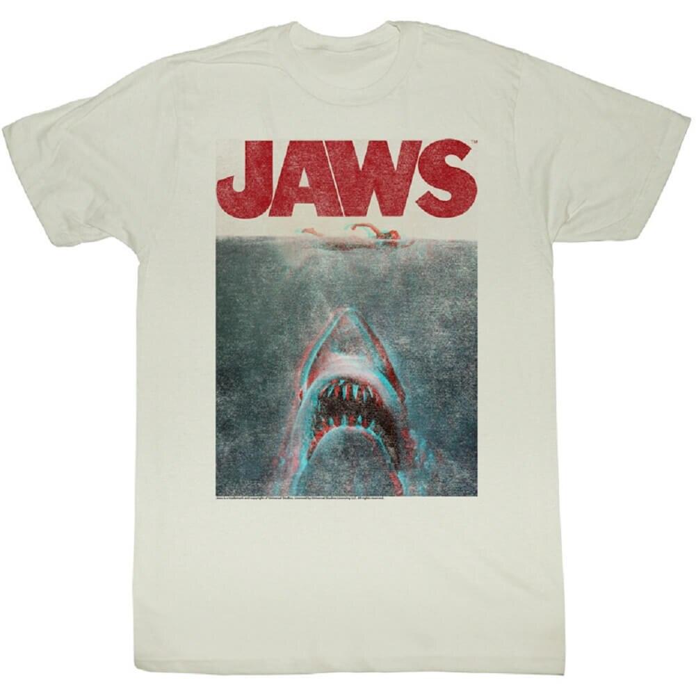 A Tribute To Jaws T Shirt - Quints Shark Fishing / Cult Movie T Shirts From Old Skool Hooligans Mens / Small / Red