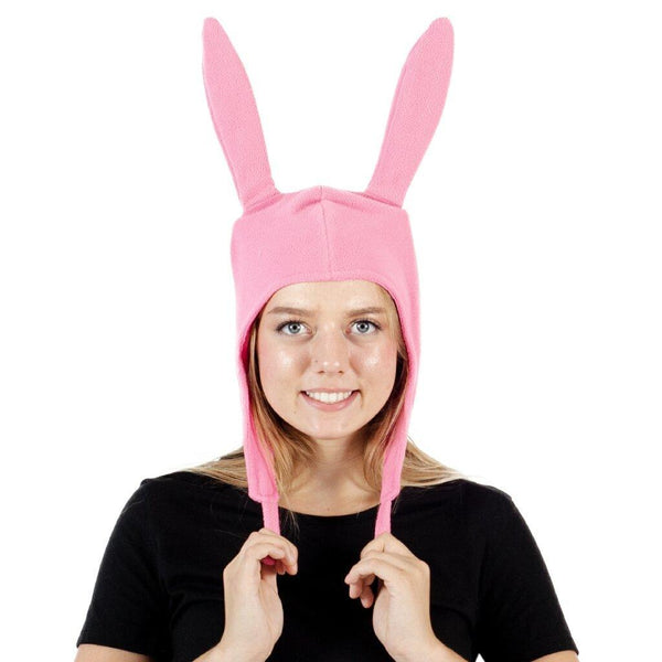 Bob's Burgers Louise Bendable Ears Fleece Hat, Size: One size, Pink