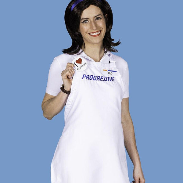 Progressive Flo Insurance Girl Costume Set TV Show Costumes