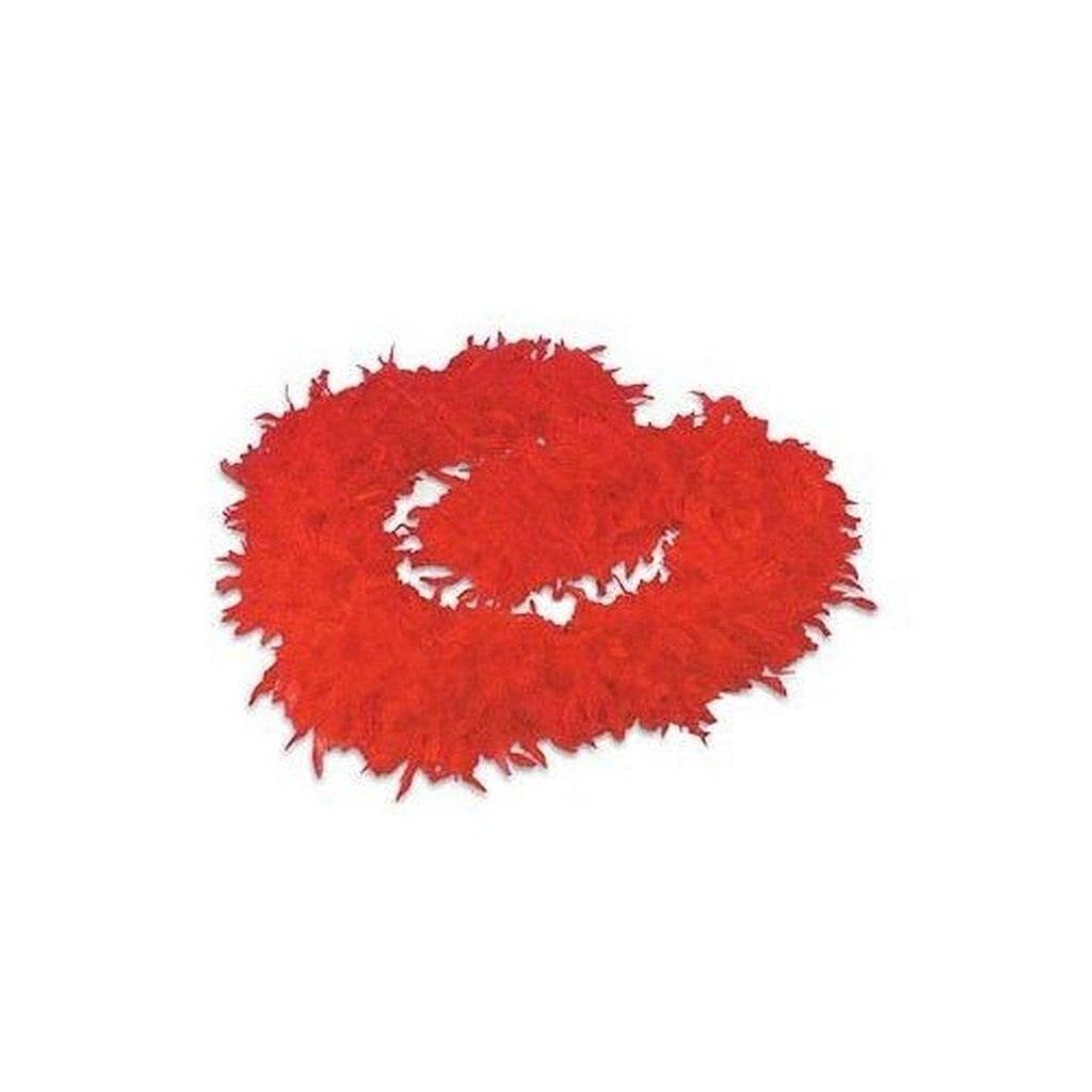 Red Feather Boa - Hulk Hogan Costume - | TV Store Online