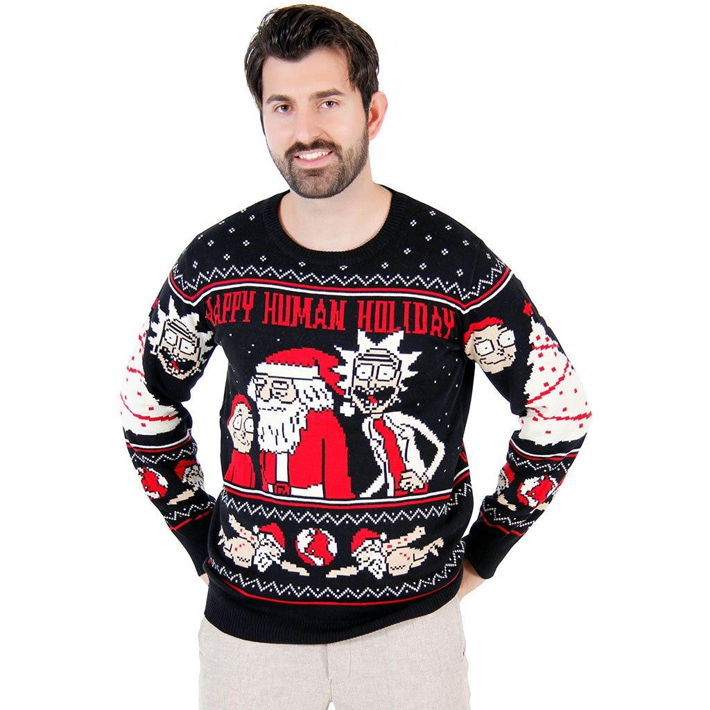 Buy DC Sports Ugly Christmas Sweater Crewneck Fleece Nationals Online in  India 