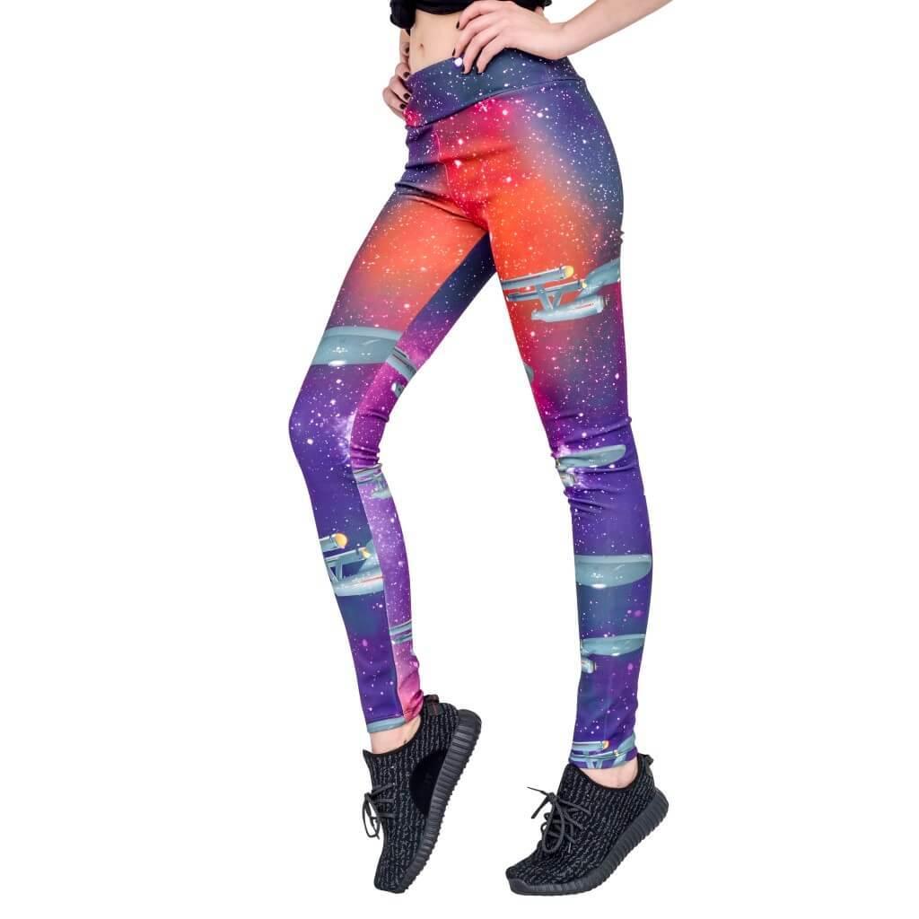 Leggings - Yoga Style Galaxy Blue Print Legging with 5 inch Long High –  LEGGINGSPHERE