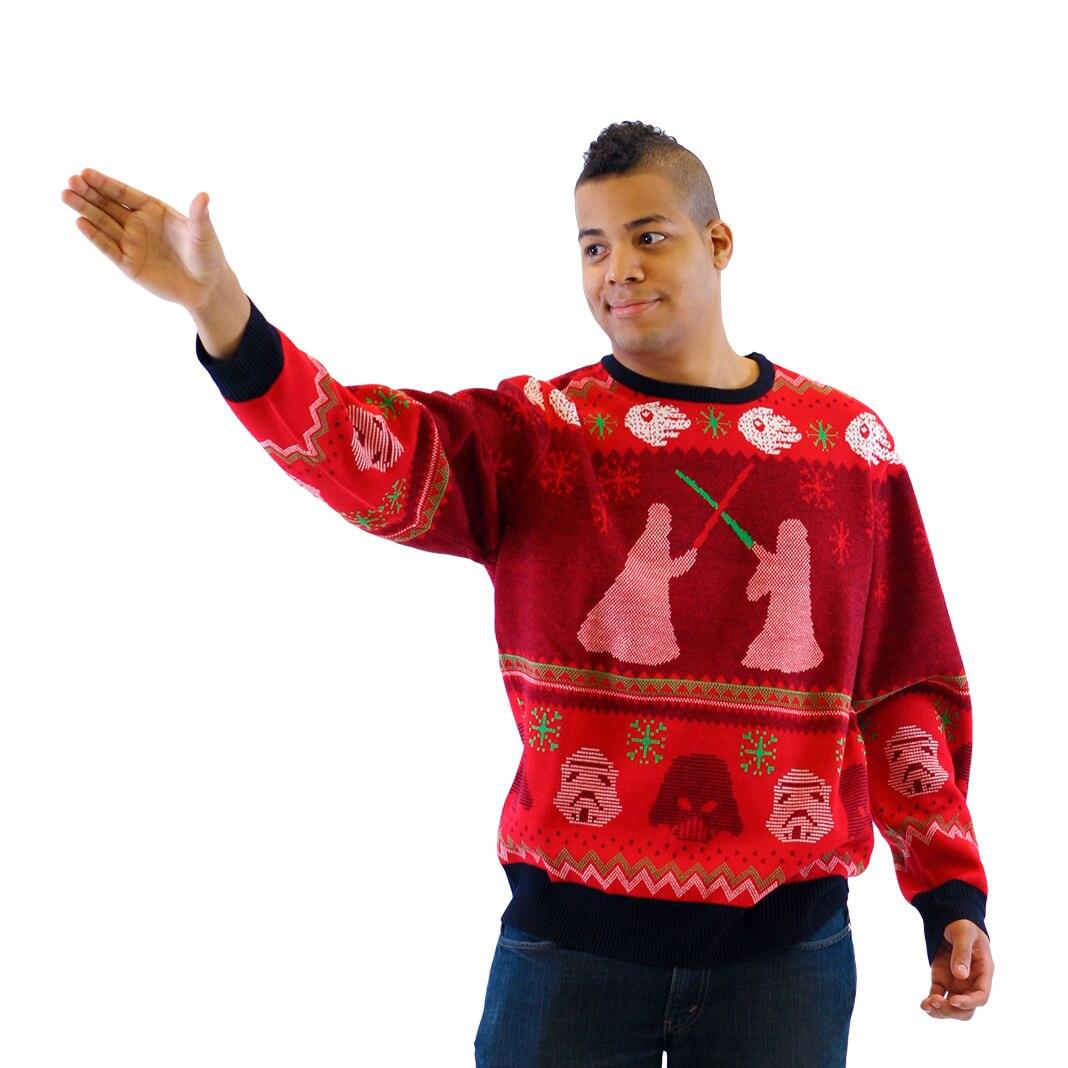 Xmas sweater hot sale star wars