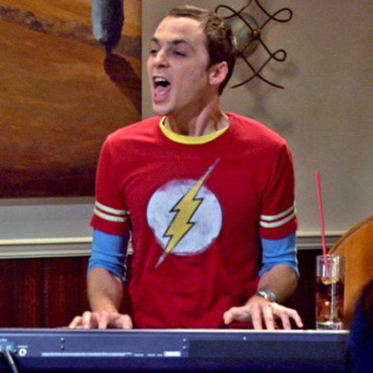 Sheldon the on sale flash t shirt