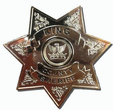 The Walking Dead King County Sheriff Metal Badge - The Walking Dead ...