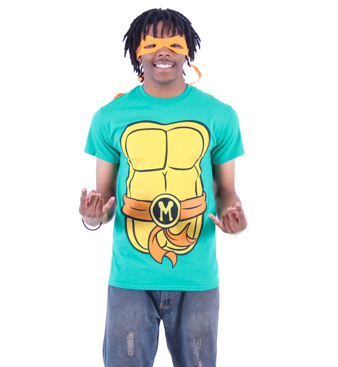 Teenage Mutant Ninja Turtles Shell Adult Short Sleeve T-Shirt