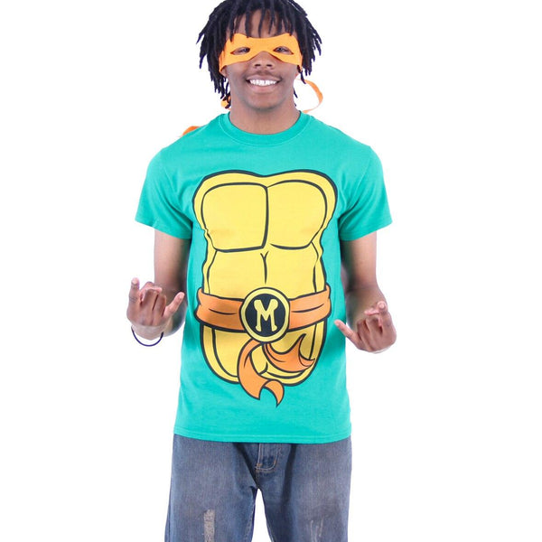 TMNT Teenage Mutant Ninja Turtles Costume Green Juniors T-shirt