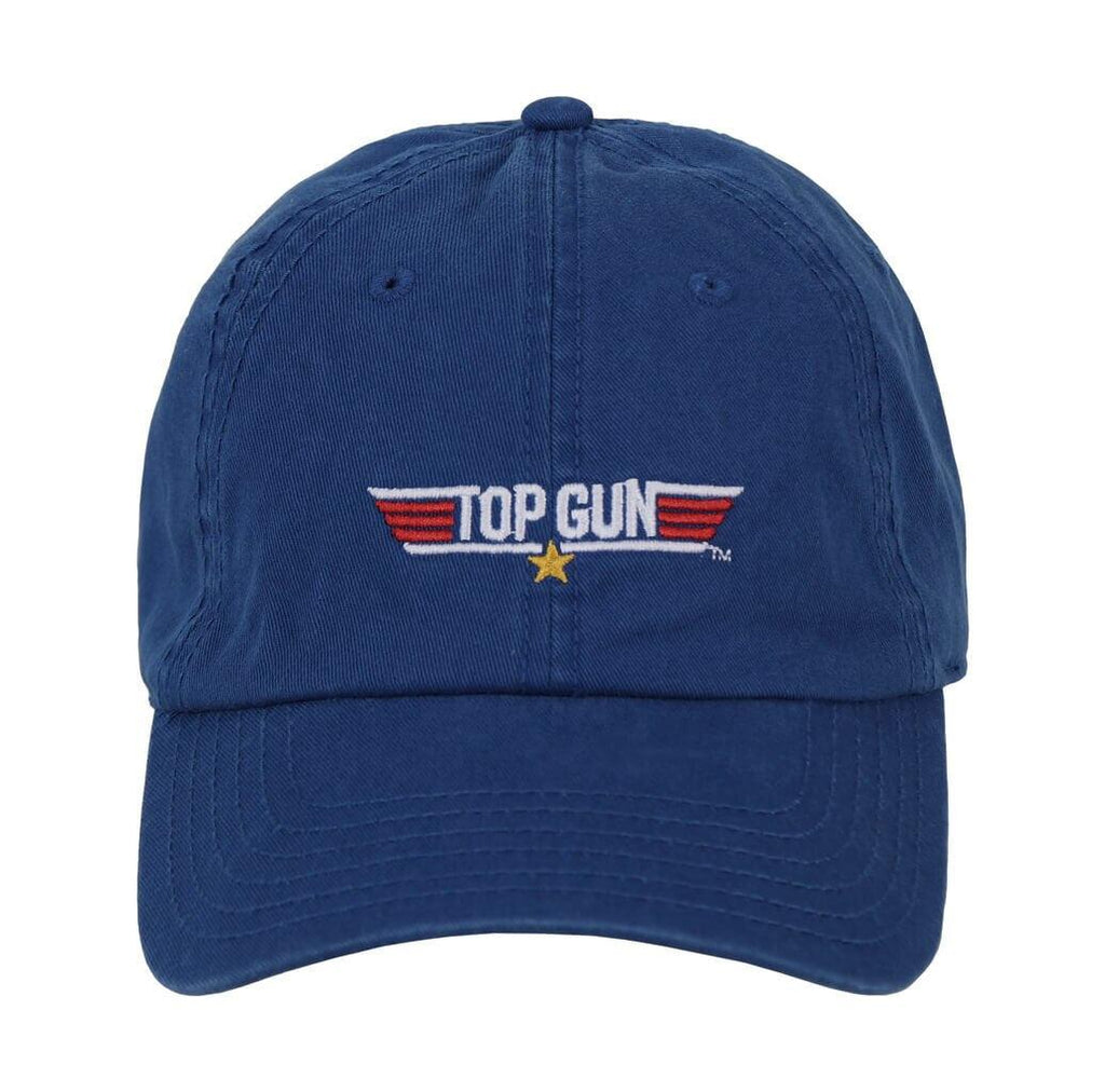 Top Gun Logo Navy Blue Adjustable Baseball Cap