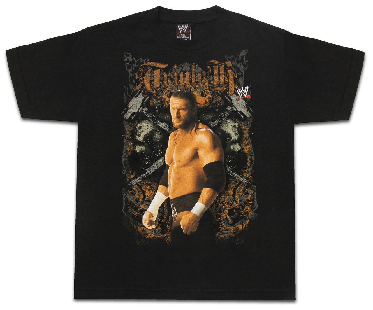 Triple H Hammer Adult Black T-shirt | TV Store Online