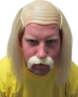 Hulk Hogan Hulkamania Wrestling Maniac Costume Wig - World Wrestling ...